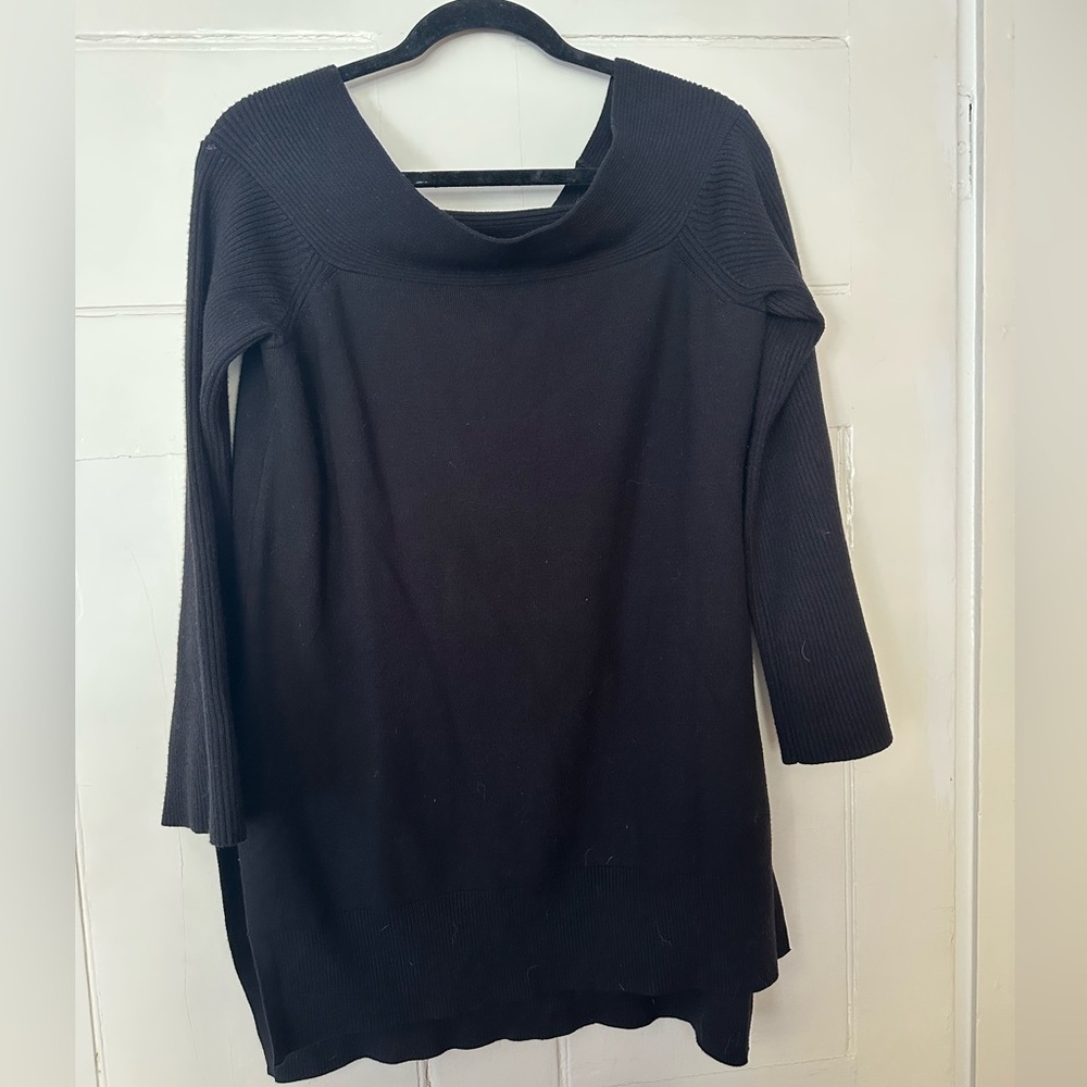 Anthropologie Black Knit Sweater